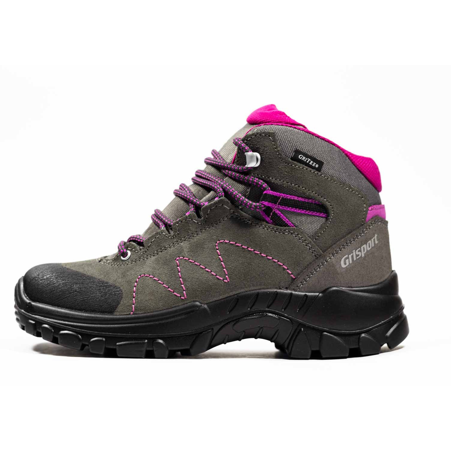 Bocanci Grisport Augite Gri - Light Grey/Rose - imagine 6
